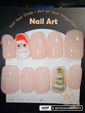 Santa press on nails
